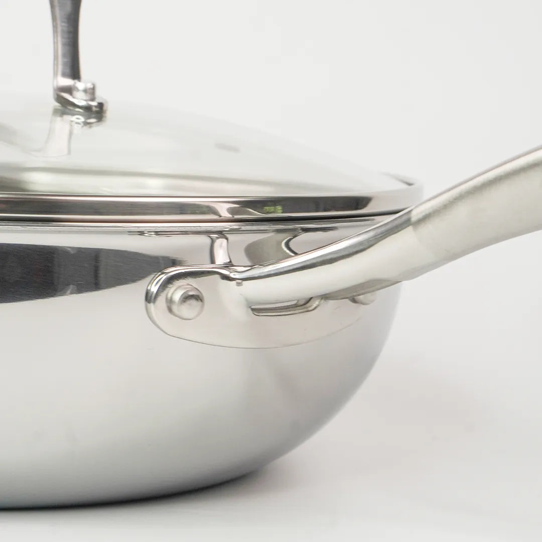 Chảo inox 5 lớp chống dính tổ ong Thụy Sĩ La gourmet Galactic 28cm lòng cạn – 342935