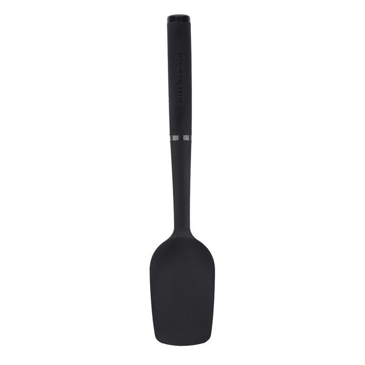 Phới Dẹt Lòng Muỗng Silicone KitchenAid (Màu Đen)