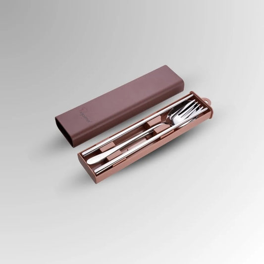 Bộ dao muỗng nĩa La gourmet Seoul 3 món (Hồng) – 398581
