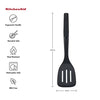 Sạn Lật Nylon Có Rãnh KitchenAid (Màu Đen)