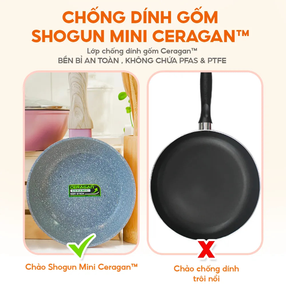 Chảo Shogun Mini 20cm(hồng) wok – 417824