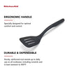 Sạn Lật Nylon Có Rãnh KitchenAid (Màu Đen)