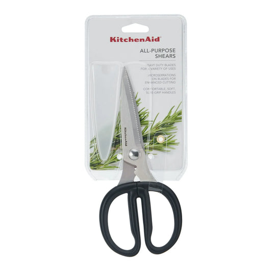 Kéo Đa Năng Nhà Bếp Tay cầm êm KitchenAid Soft Grip (Màu Đen Onyx)