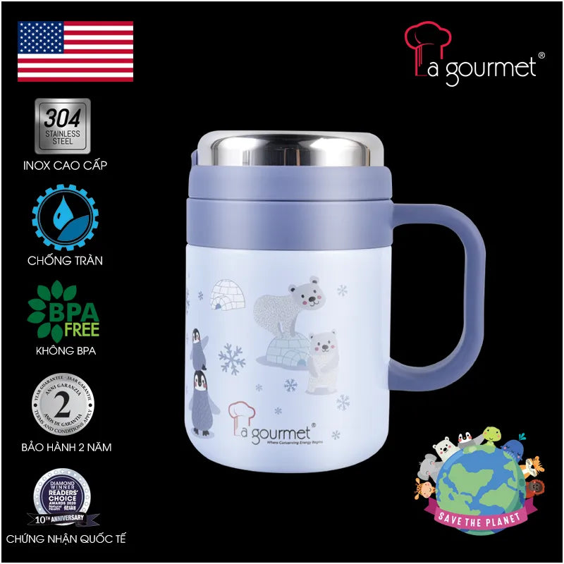 Ca giữ nhiệt La gourmet 500ml Save The Planet - 375926