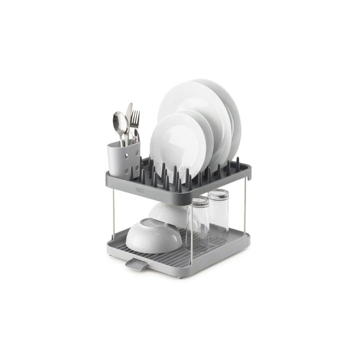 Joseph Joseph Duo 2-Tier Dish Rack Grey