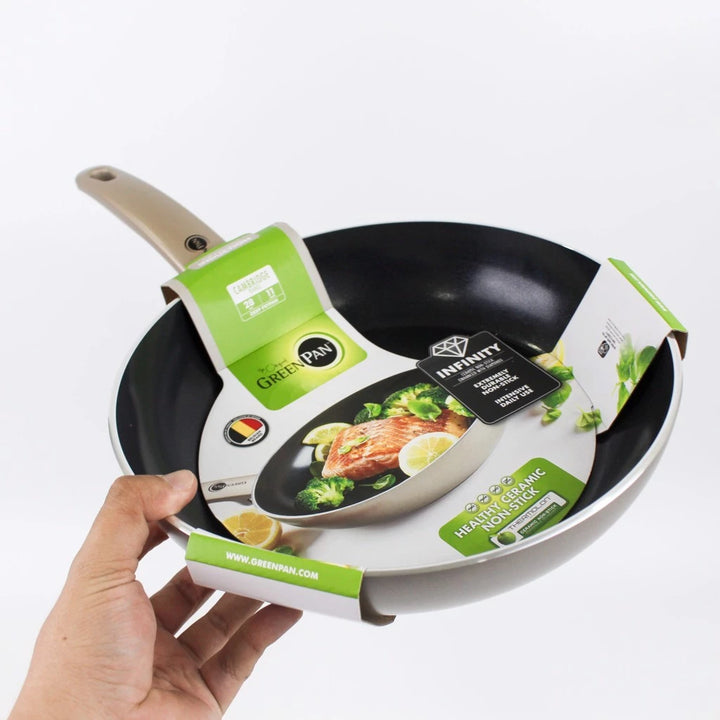 Chảo Rán Chống Dính GreenPan Cambridge Bronze 20cm (Nhôm Anodized Cứng)