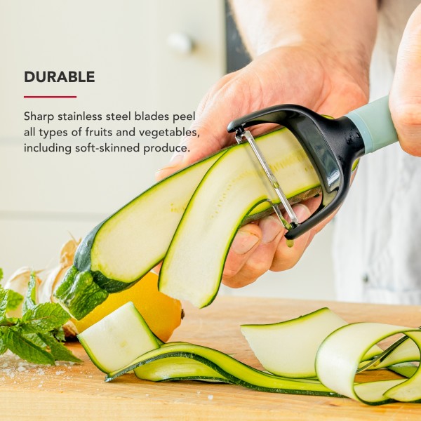 Dụng cụ gọt vỏ chữ Y (Y-Peeler) KitchenAid Core Line (Màu Xanh Bạc Hà)