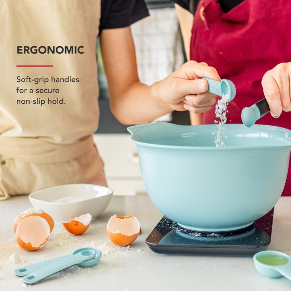 Bộ Muỗng Đong 5 Món KitchenAid (Màu Xanh Bạc Hà)