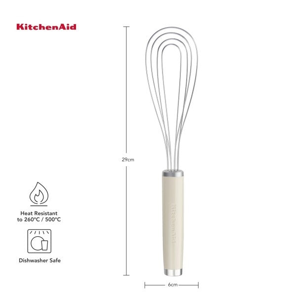 Phới khuấy sốt (Phới dẹt) KitchenAid Core Line (Màu Kem Hạnh Nhân)
