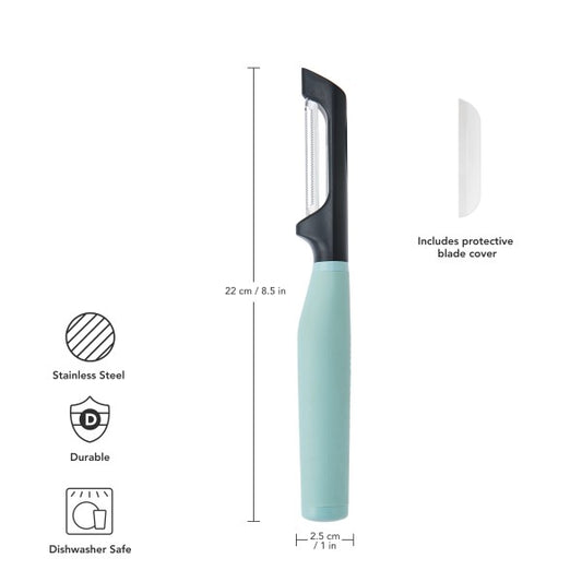 Dụng cụ gọt vỏ chữ Y KitchenAid Core Line (Màu Xanh Bạc Hà)