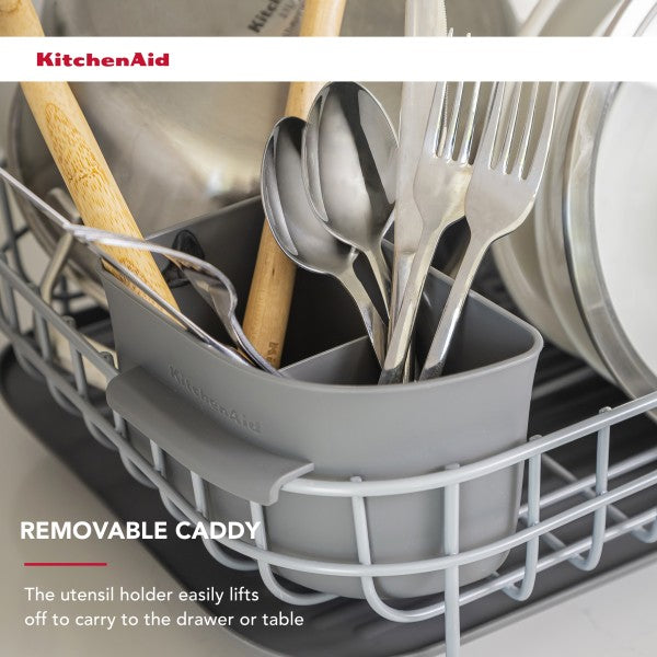 Kệ úp chén mỏng gọn KitchenAid (Màu Xám)