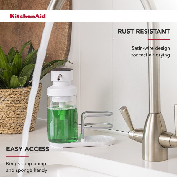 Bình đựng nước rửa chén kèm khay 2-trong-1 KitchenAid (Màu Trắng)