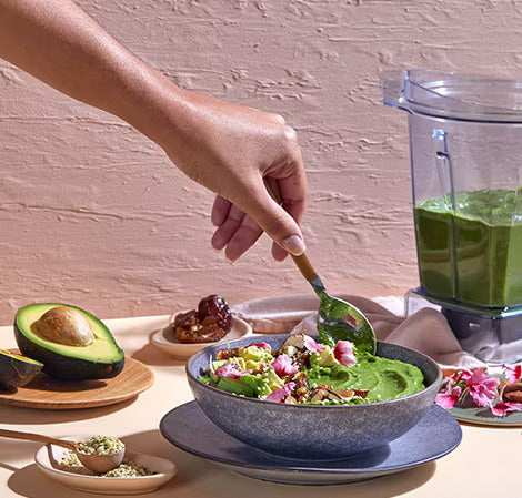 Savory Avocado Smoothie Bowl