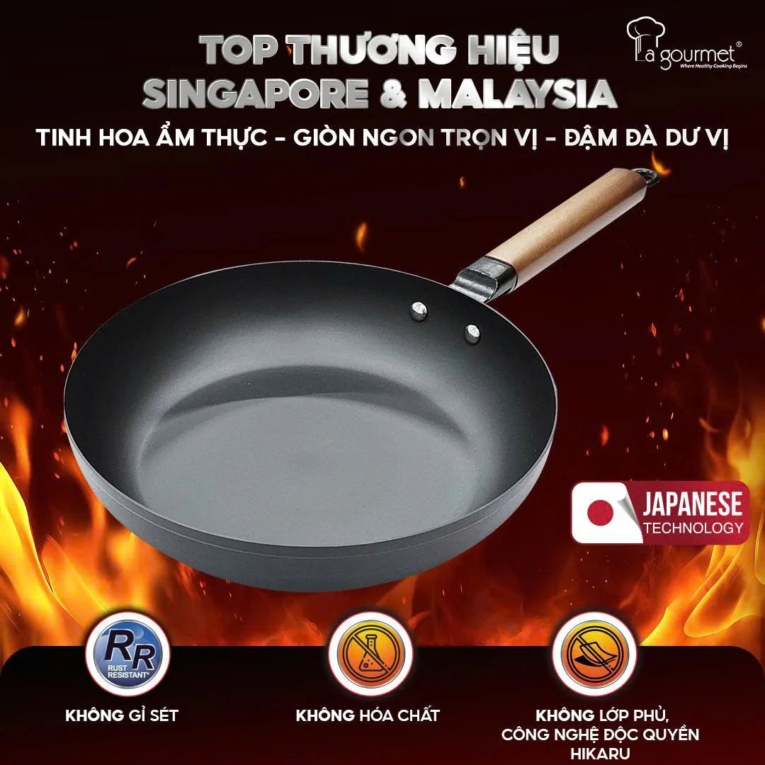 Chảo thép Hikaru La gourmet 28cm frypan-417718
