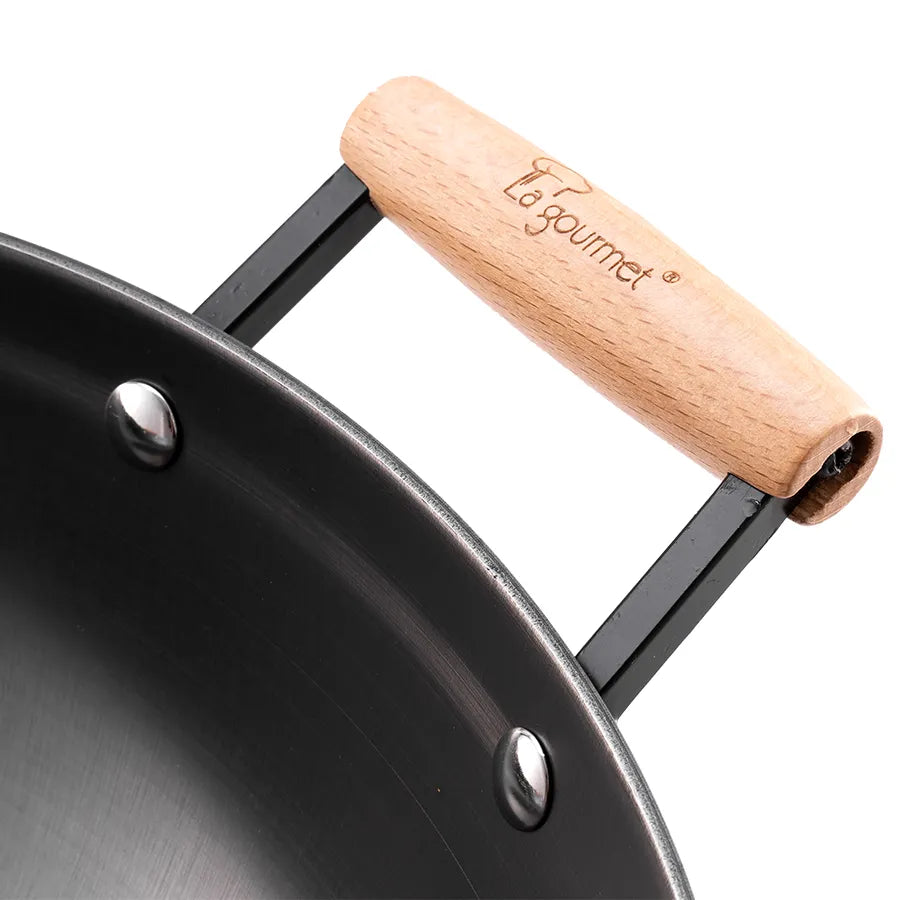 [Miễn phí tôi dầu] Chảo gang La gourmet Nitrigan 36cm - 347671