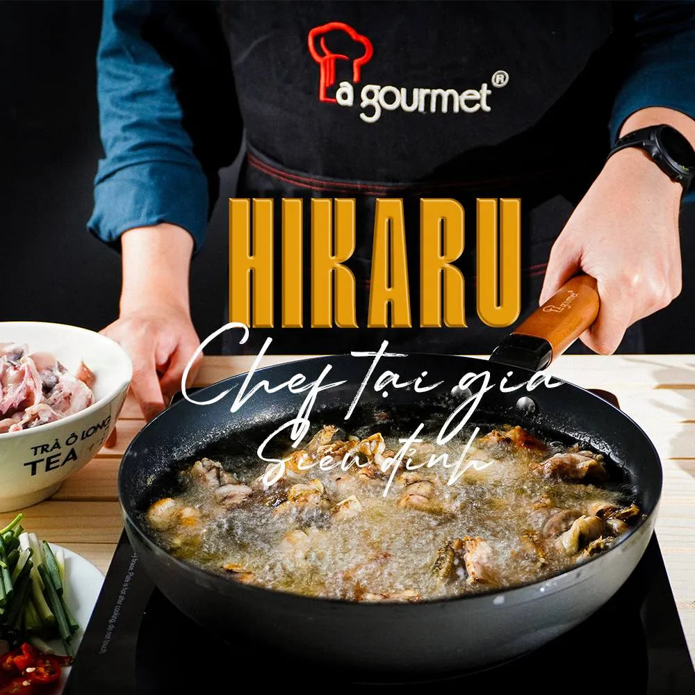 Chảo thép Hikaru La gourmet 26cm cạn - 412522