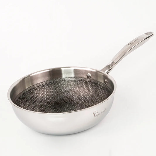 Chảo inox 5 lớp chống dính tổ ong Thụy Sĩ La gourmet Galactic 28cm lòng cạn – 342935