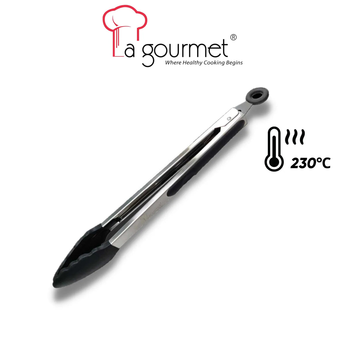 Dụng cụ gắp thực phẩm silicon chịu nhiệt cao cấp Shogun by La gourmet - 361868