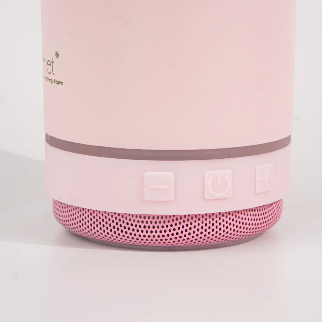 [Miễn phí khắc tên] Bình giữ nhiệt phát nhạc Bluetooth La gourmet Hydrotune 0.5L màu hồng – 434777