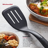 Sạn Lật Nylon Có Rãnh KitchenAid (Màu Đen)
