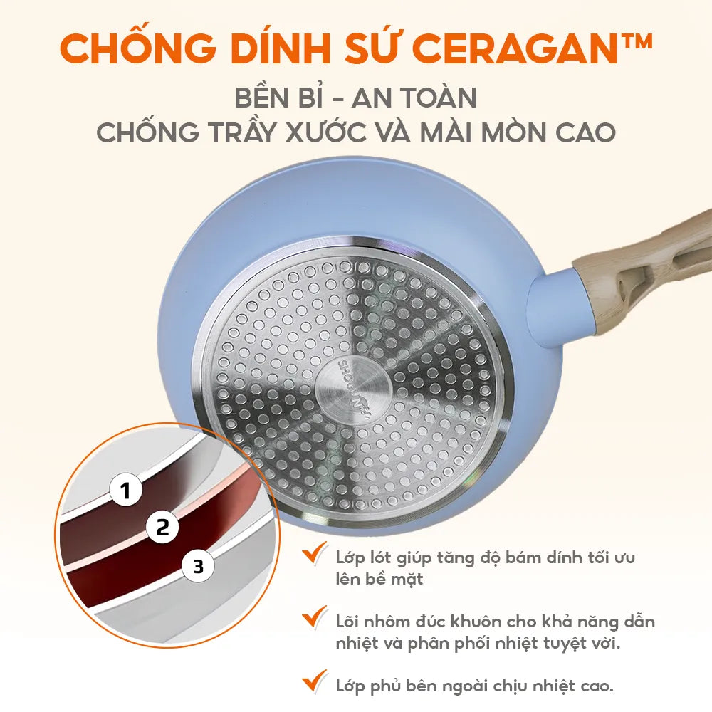 Chảo Shogun Mini 20cm(hồng) wok – 417824
