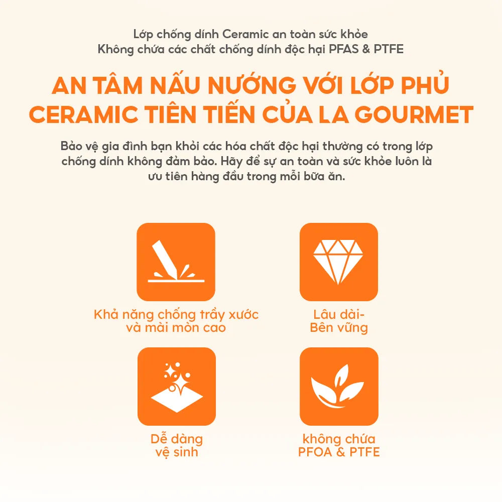 Nồi cơm điện đa năng La gourmet 2L Đen - 410764