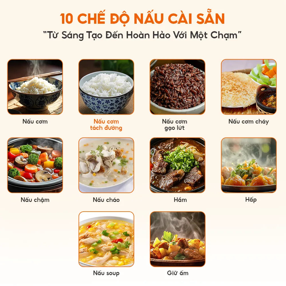 Nồi cơm điện đa năng La gourmet 2L Đen - 410764