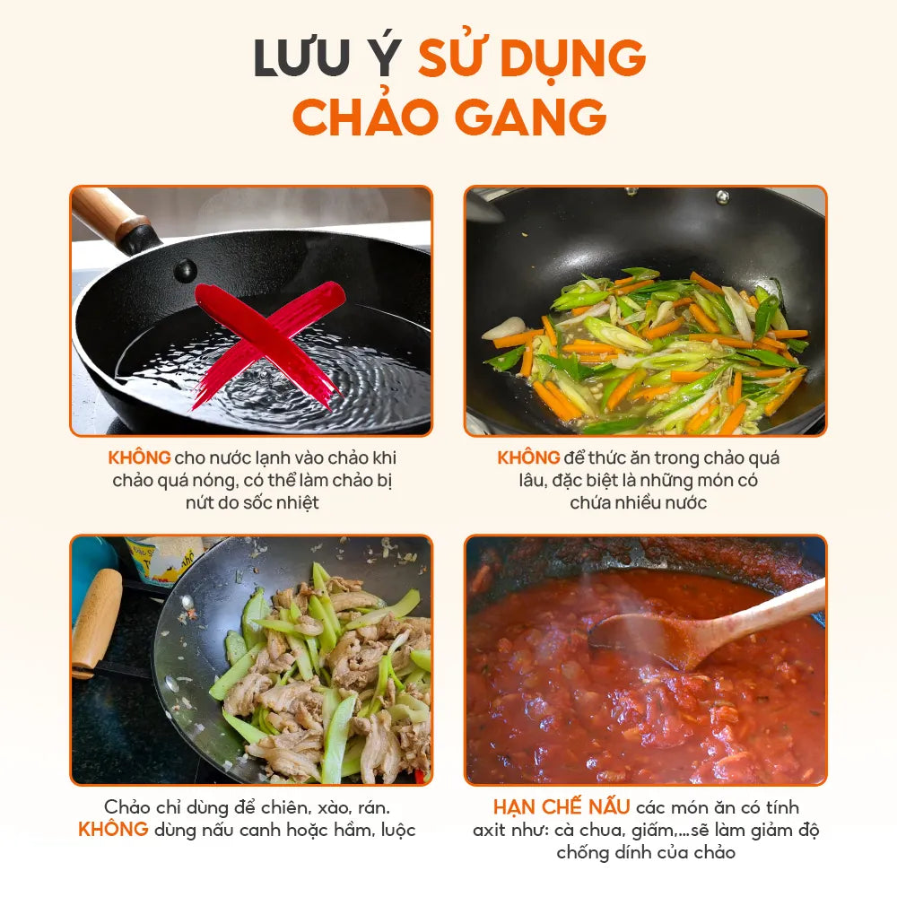 [Miễn phí tôi dầu] Chảo gang La gourmet Nitrigan 20cm lòng sâu - 413772