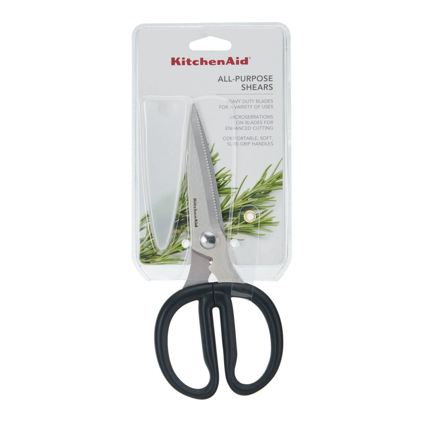 Kéo Đa Năng Nhà Bếp Tay cầm êm KitchenAid Soft Grip (Màu Đen Onyx)