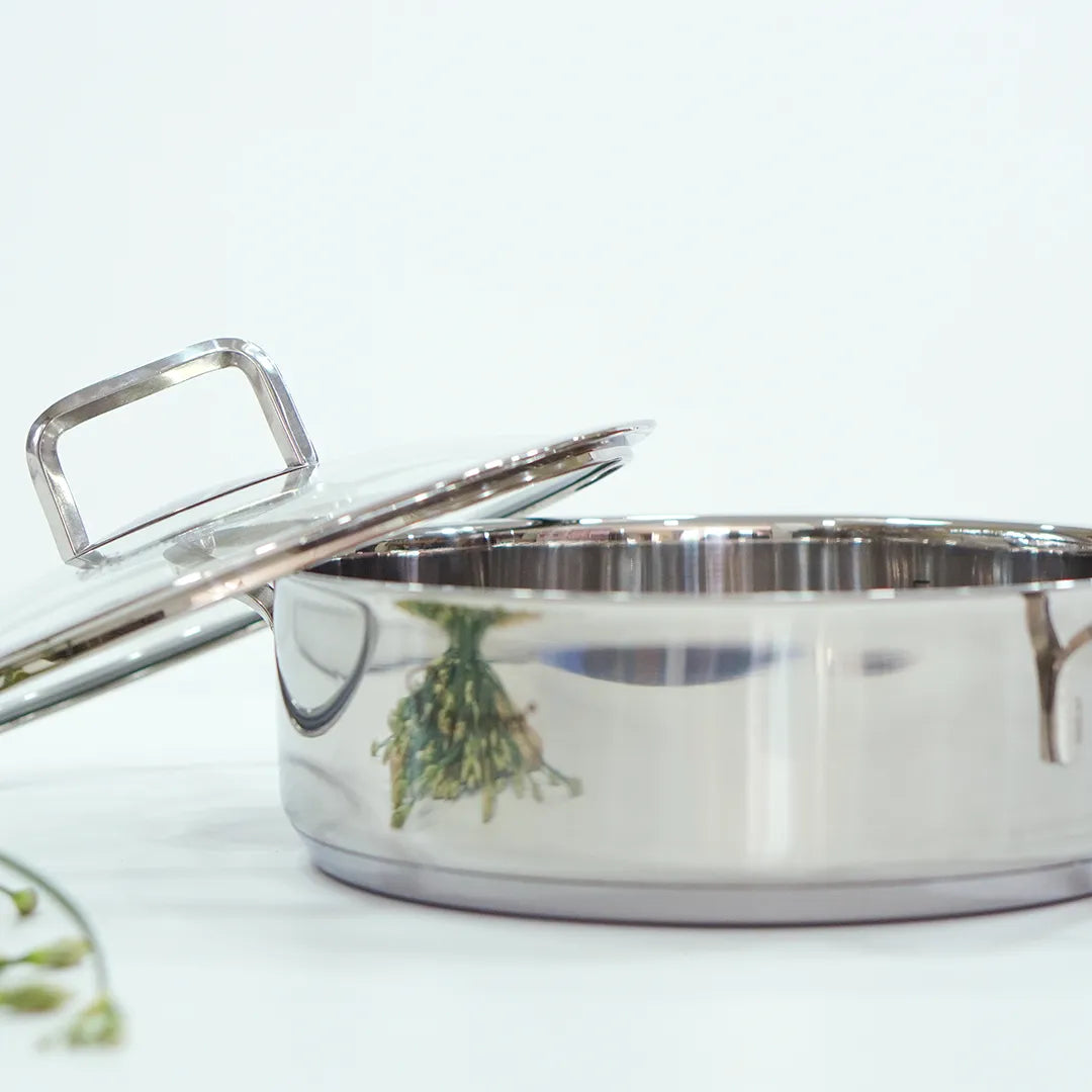 Nồi inox cao cấp La gourmet - Nova Cuisine 24cm x 7.5cm cạn - 412478