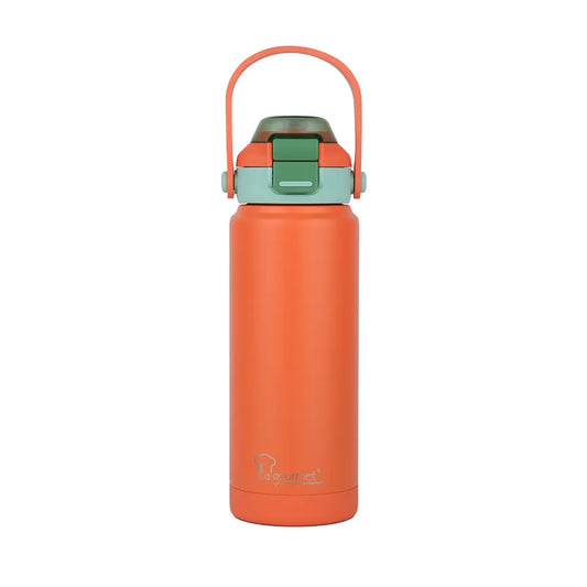 Bình Giữ Nhiệt La gourmet Superwide 720ml(Orange, green lid) - 423450