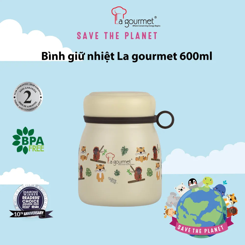 Hộp giữ nhiệt La gourmet - Save The Planet 800ml - 375933