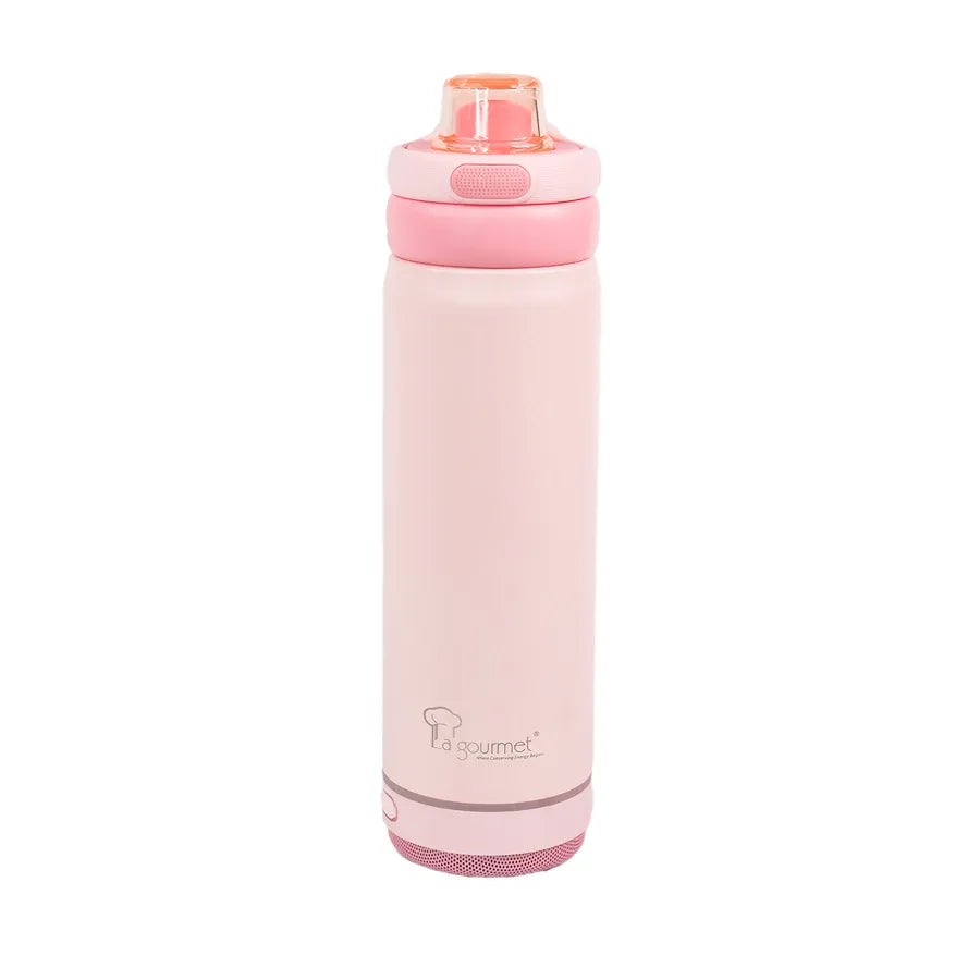 [Miễn phí khắc tên] Bình giữ nhiệt phát nhạc Bluetooth La gourmet Hydrotune 0.5L màu hồng – 434777