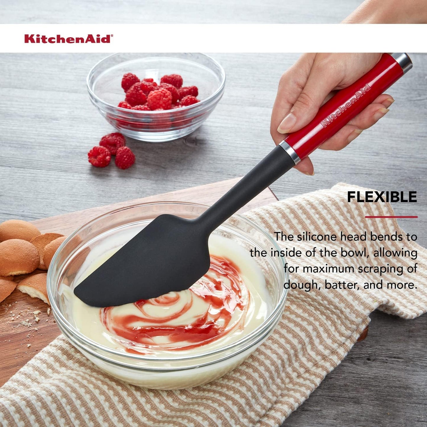 Kitchenaid Core Line Scraper Spatula (Red)