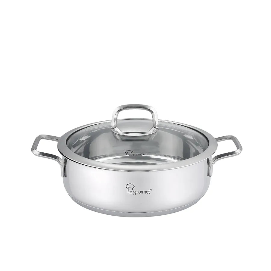 Nồi inox cao cấp La gourmet - Nova Cuisine 24cm x 7.5cm cạn - 412478