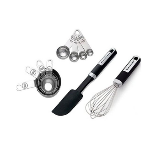 Bộ Dụng Cụ Làm Bánh 11 Món KitchenAid Gourmet (Màu Đen Onyx)