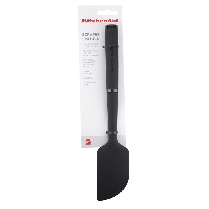 Phới Vét Silicone Tay Cầm Mềm KitchenAid (Màu Đen)