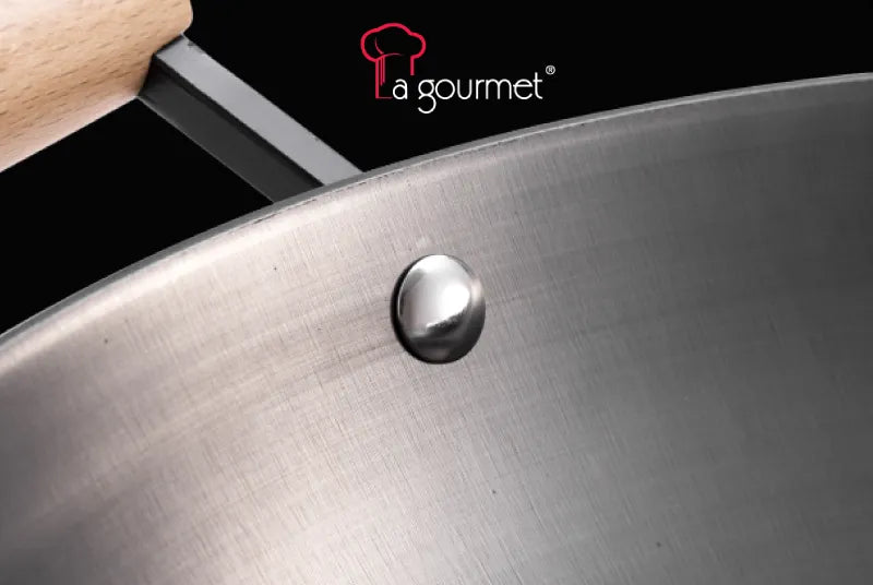 Hotsale Chảo gang La gourmet Nitrigan 36cm - 347671 Tặng kèm sạn Inox