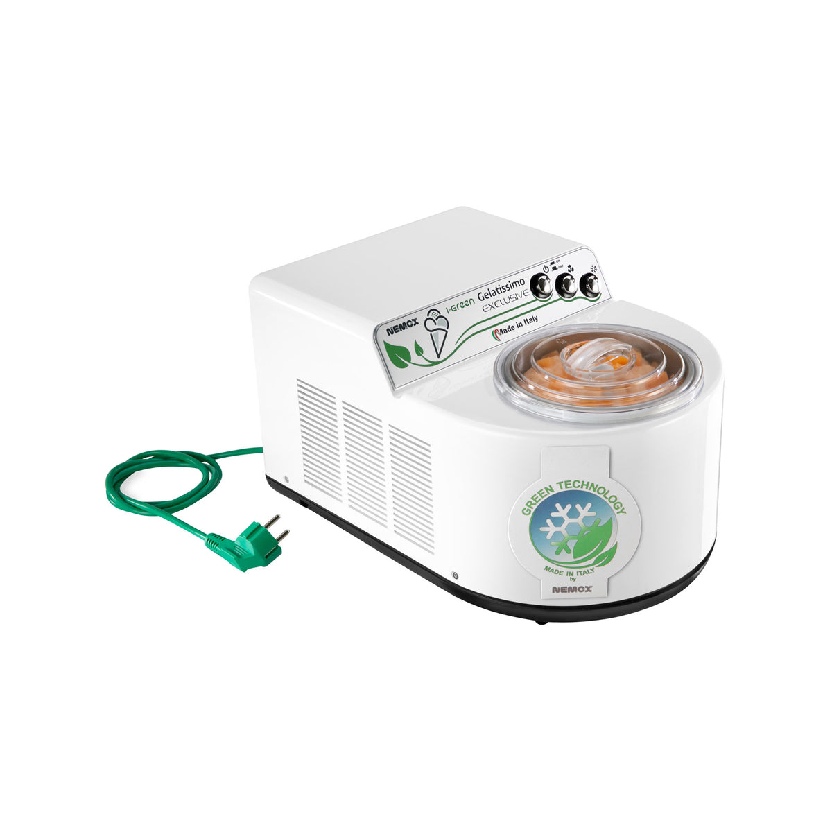 Máy Làm Kem Nemox Gelatissimo Exclusive i-Green 1.5L – Màu Đen
