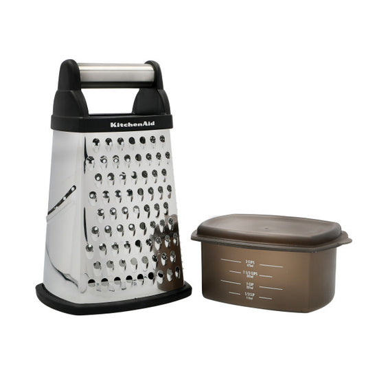 Dụng cụ bào 4 mặt KitchenAid (Dạng Hộp, Kèm Ngăn Chứa, Màu Đen Onyx)
