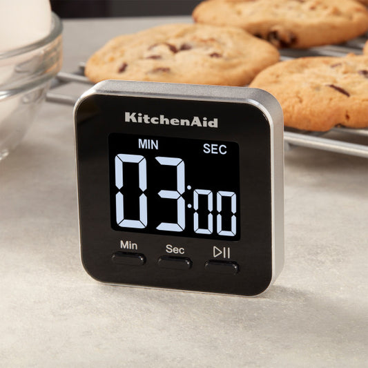 Đồng hồ bấm giờ Kỹ thuật số Mini KitchenAid (Màu Đen)
