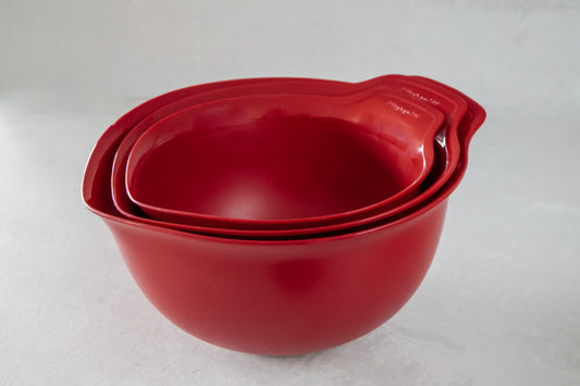 Bộ 3 Tô Trộn KitchenAid (Màu Đỏ Empire)
