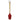 Cọ Quét (Basting Brush) KitchenAid (Đầu Silicone, Tay cầm Gỗ Bạch Dương, Màu Đỏ Empire)