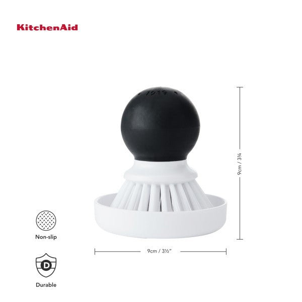 Cọ rửa lòng bàn tay kèm khay đựng KitchenAid (Màu Đen Onyx)