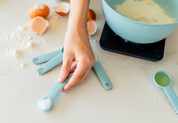 Bộ Muỗng Đong 5 Món KitchenAid (Màu Xanh Bạc Hà)