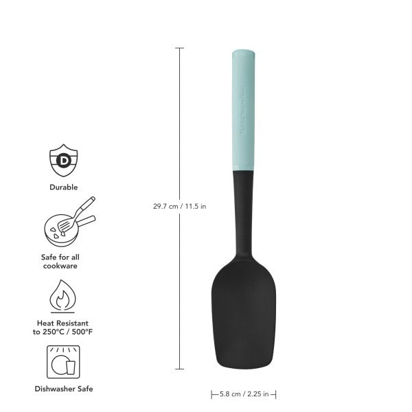 Phới dẹt lòng muỗng KitchenAid Core Line (Màu Xanh Bạc Hà)