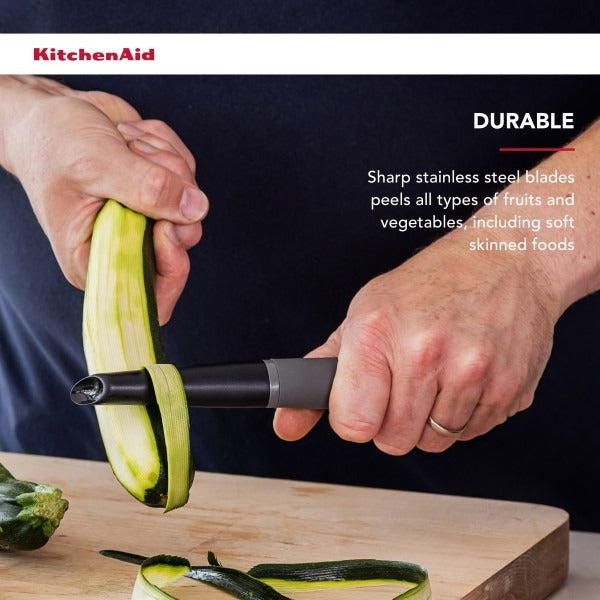 Dụng cụ gọt vỏ chữ Y KitchenAid Core Line (Màu Xám Than)