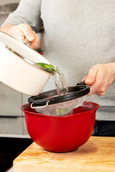 Rây lọc lưới 18cm (7-inch) KitchenAid Classic ( Đen, Trắng )