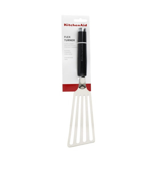 Sạn lật dẻo có rãnh KitchenAid Classic (Màu Đen Onyx)