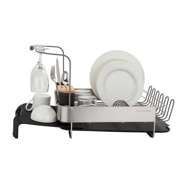 Kệ úp chén thông minh KitchenAid (Điều chỉnh mở rộng, Màu Xám Than)
